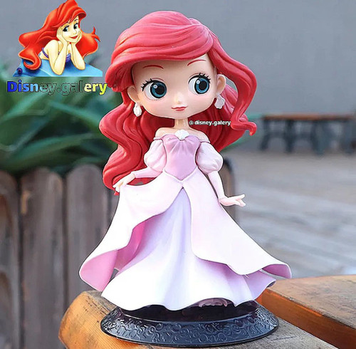 فیگور دیزنی مدل آریل پری دریایی برندqposket دارای پایه جنس pvc سلیکونی قابل شست و شو خشک و شکننده نیست