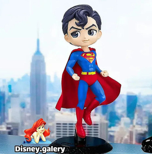 اکشن فیگور اونجرز مدل سوپرمن supermanبرندqposket ارتفاع ۱۶ سانت جنس لیکون و پیویسی خشک و شکننده نیست قابل شست و شو