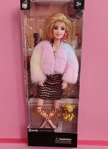 خرید عروسک مفصلی باربی برندexquisite doll ۳۰۳۰ سانتی متر قد تمام مفصلی اورجینال جعبهدار