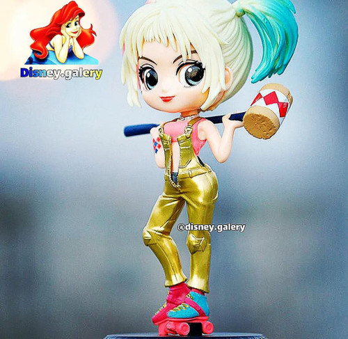 اکشن فیگور اونجرز مدل هارلی کویین برند کیوپاسکت ارتفاع ۱۵ سانت جنس پیویسی قابل شستشو و فاقد حساسیت خشک و شکننده نیست