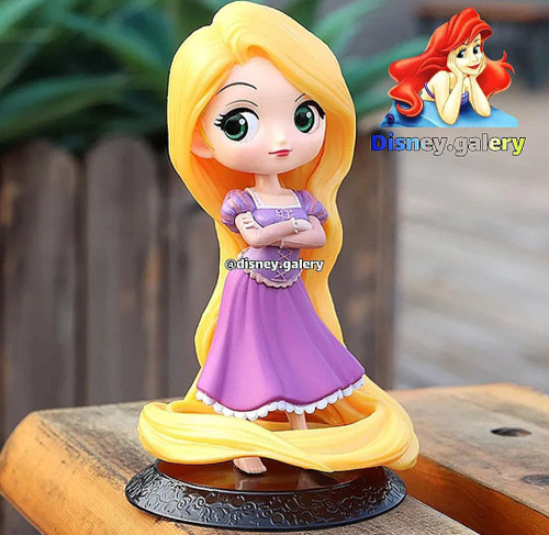 خرید اکشن فیگور دیزنی مدل راپونزل گیسو کمند قد ۱۵ سانتیمتر برند کیو پاسکت خشک و شکننده نیست قابل شستشو و فاقد حساسیت