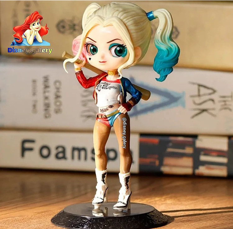 خرید فیگور اونجرز مدل هارلی کویین جنس پیویسی خشک و شکننده نیست قابل شستشو و فاقد حساسیت ارتفاع ۱۵ سانت