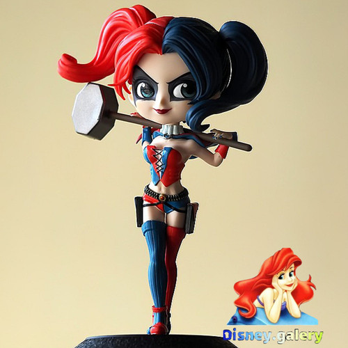 اکشن فیگور اونجرز مدل هارلی کویین برند کیوسکت جنس پیویسی خشک و شکننده نیست قابل شستشو و فاقد حساسیت ارتفاع ۱۵ سانت