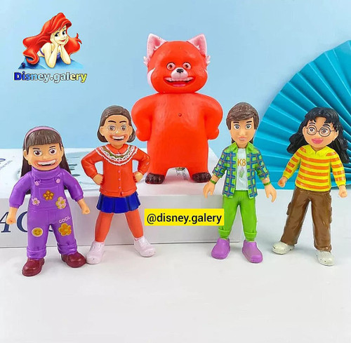 فیگور انیمیشن مدل انیمیشن قرمز شدن ست ۵ عددی جنس پیویسی خشک و شکننده نیست قابل شستشو و فاقد حساسیت