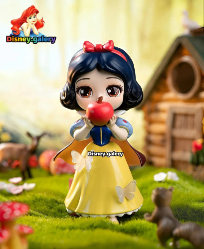 فیگور پرنسس سفید برفی با سیب برند کیو پاسکت ارتفاع ۱۶ سانتیمتر جنس پیویسی و سیلیکون خشک و شکننده نیست قابل شستشو و فاقد حساسیت