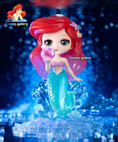 فیگور پری دریایی مدل آریل ارتفاع ۱۶ سانت جنس پیویسی خشک و شکننده نیست قابل شستشو فاقد حساسیت دارای پایه مناسب تکمیل کلکسیون و تزیین کیک تولد