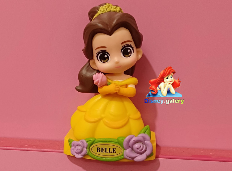 فیگور پرنسس دیزنی مدلbelle ارتفاع ۱۲ سانت جنس بیبیسی خشک و شکننده نیست قابل شستشو و فاقد حساسیت مناسب برای انواع دکوری