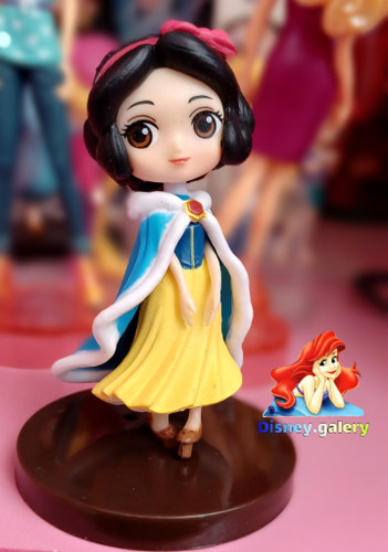 فیگور عروسکی مدل سفید برفی دیزنی برند کیو باسکت قد ۱۰ سانت جنس پیویسی خشک و شکننده نیست قابل شستشو و فاقد حساسیت