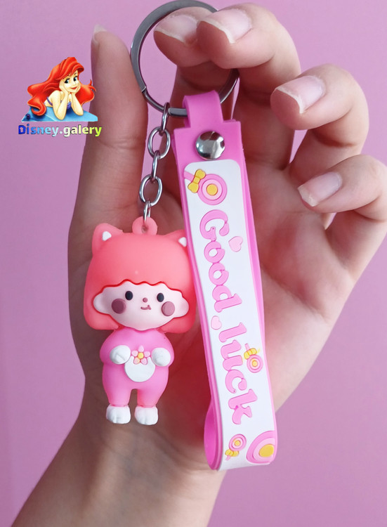 خرید جاکلیدی عروسکی مدل فانتزی جنس سیلیکونی همراه با آویز