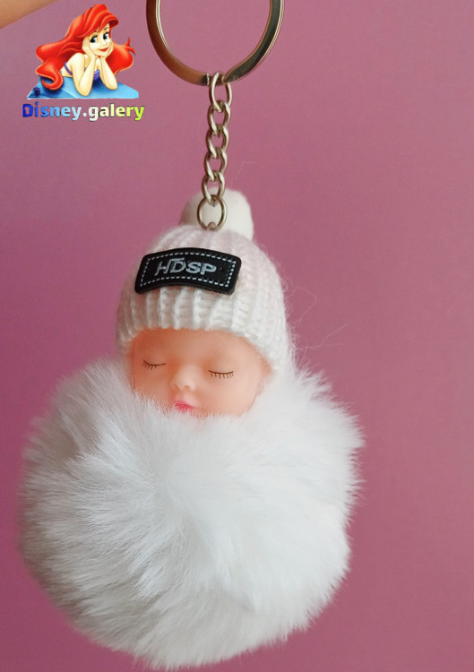 جاکلیدی عروسکی طرح نی نی جنس پارچهای