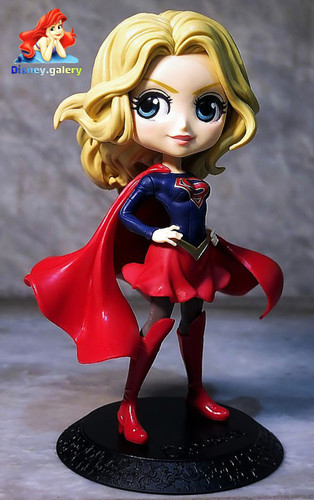 اکشن فیگور اونجرز مدل سوپرگرل برندqposket جنس سیلیکونی محکم خشک و شکننده نیست قابل شستشو و فاقد حساسیت