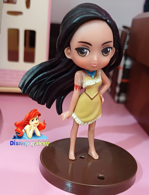 اکشن فیگور پرنسسهای دیزنی مدل پوگان قد ۱۰ سانت جنس پیویسی خشک و شکننده نیست قابل شست و شو و فاقد حساسیت برند کیوپاسکت ساخت کشور چین