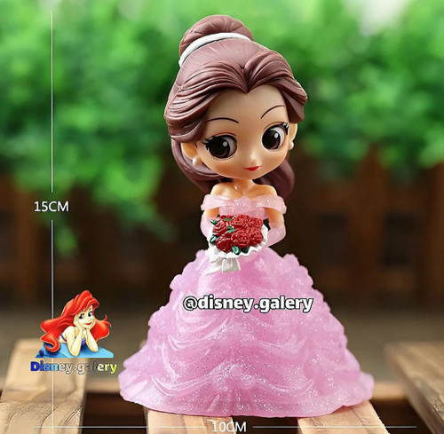 اکشن فیگور پرنسسهای دیزنی مدل بل عروس برندqposket جنس سیلیکونی خشک و شکننده نیست قابل شستشو و فاقد حساسیت