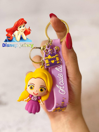 جاکلیدی عروسکی و آویز کیف مدل راپونزل جنس سیلیکونی قابل شستشو و فاقد حساسیت