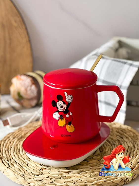 ماک اورجینال دیزنی در میکی موس مدل هیتر دار جنس سرامیکی دارای هولوگرام دیزنی و کابل usb