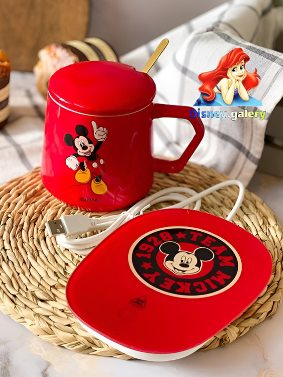خرید ماگ هیتر دارطرح Mickey mouse جنس سرامیکی دارای usb