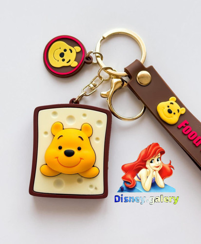 جاکلیدی فانتزی به همراه آویز کیف مدل وینی پو جنس سیلیکونی ساخت تایلند