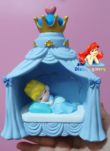 آباژور شب خواب فانتزی مدل پرنسس سیندرلا قد ۱۳ سانت دارای ال ای دی کلیددار واردااتی