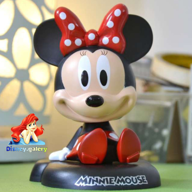 خرید فیگور به همراه جا موبایلی برند دیزنی مدل مینی موس سیلیکونی پایهدار صل جعبهدار
