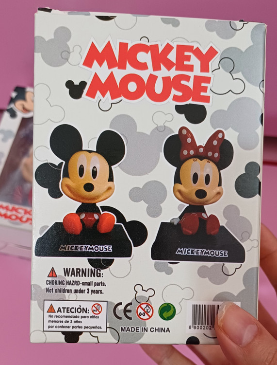 پایه نگهدارنده موبایل فانتزی عروسکی مدل دیزنی مینی موس سیلیکونی پایهدار جعبهدار اصل