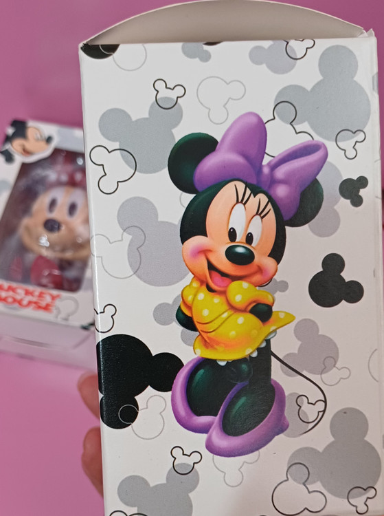 استند نگهدارنده موبایل عروسکی دخترونه مدل مینی موس دیزنی اورجینال جعبهدار پایهدار