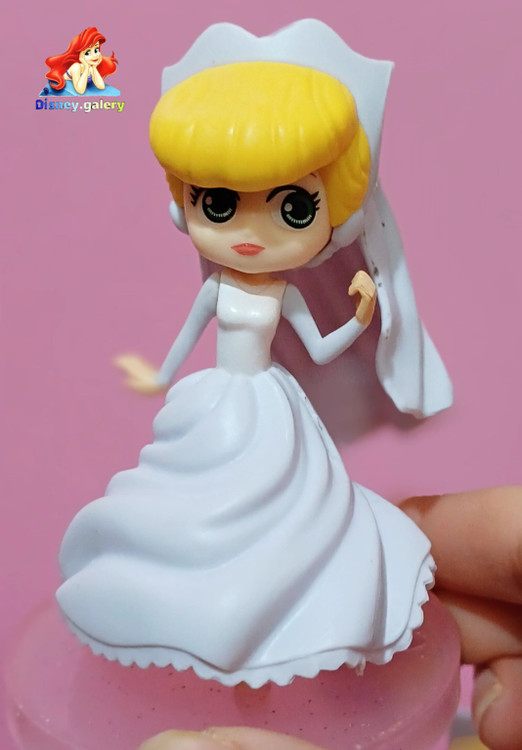 اکشن فیگور دیزنی مدل سیندرلا عروس برند کیوپاسکت ۱۰ سانتی