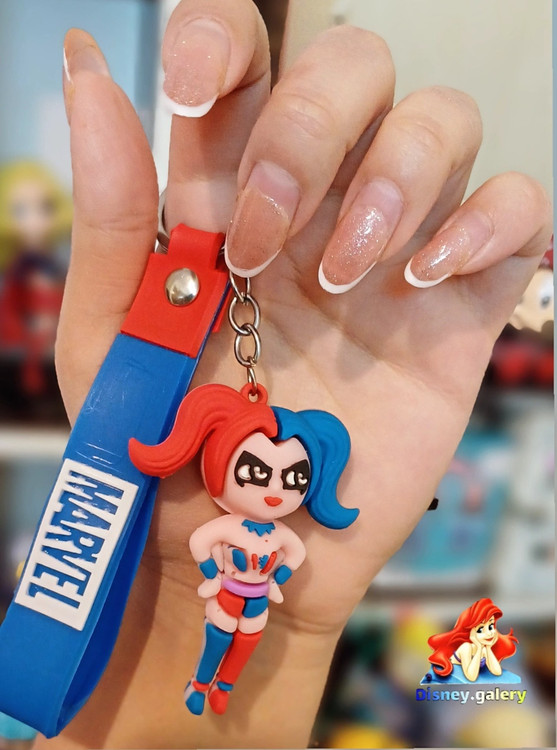 جاسوئیچی عروسکی فانتزی و آویز کیف مدل هارلی کویین