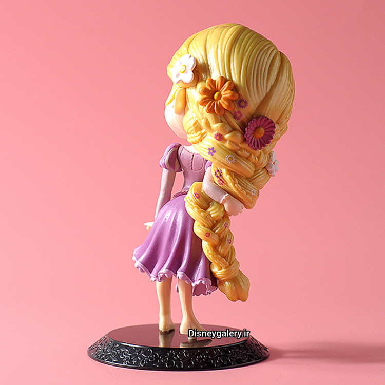 فیگور سیلیکونی پایهدار مدل راپونزل گیسو کمند برند کیوپاسکت سایز متوسط