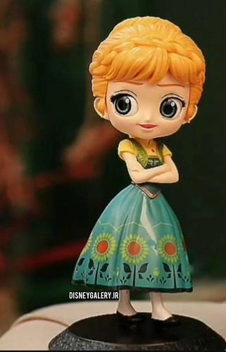 فیگور کلکسیونیqposket مدل پرنسس آنا م تیلهای پایهدار سیلیکونی ۱۵ سانتیمتری وارداتی