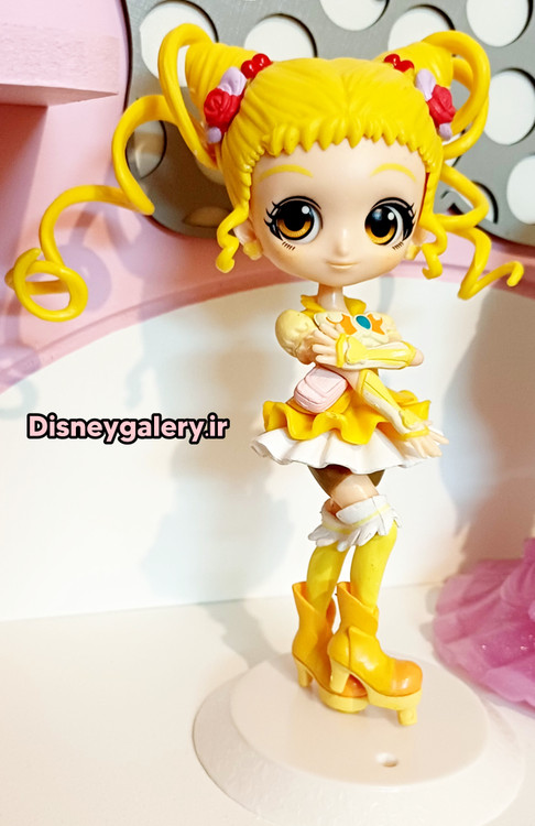 عروسک کلکسیونی مدل انیمه پری خورشید برندکیوپاسکتqposket پایدار چشم تیله ای قابل شست و شو ضد حساسیت