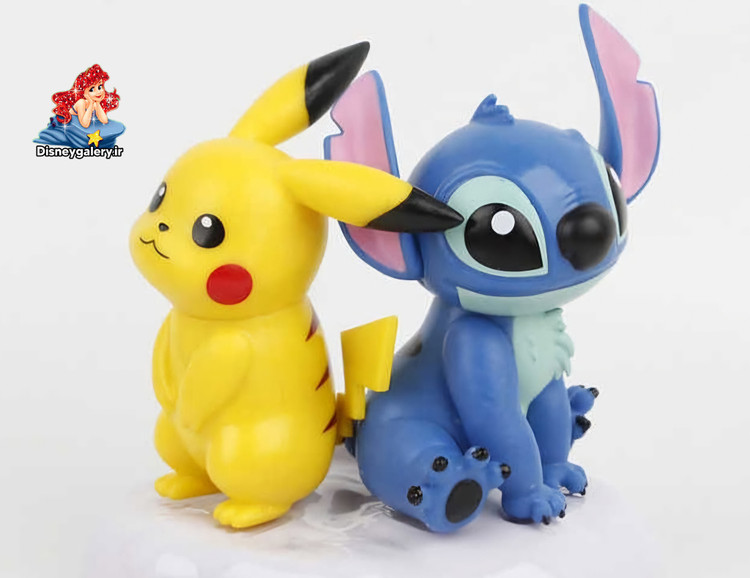 خرید فیگور کیوپاسکت مدلstitch و پوکمون ست دو عددی ایهدار سیلیکونی
