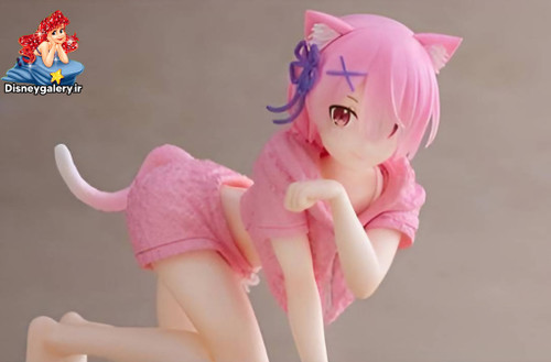 اکشن فیگور انیمهای مدل ی زیرو گربهای سیلیکونی ارتفاع ۱۲ عرض ۱۳