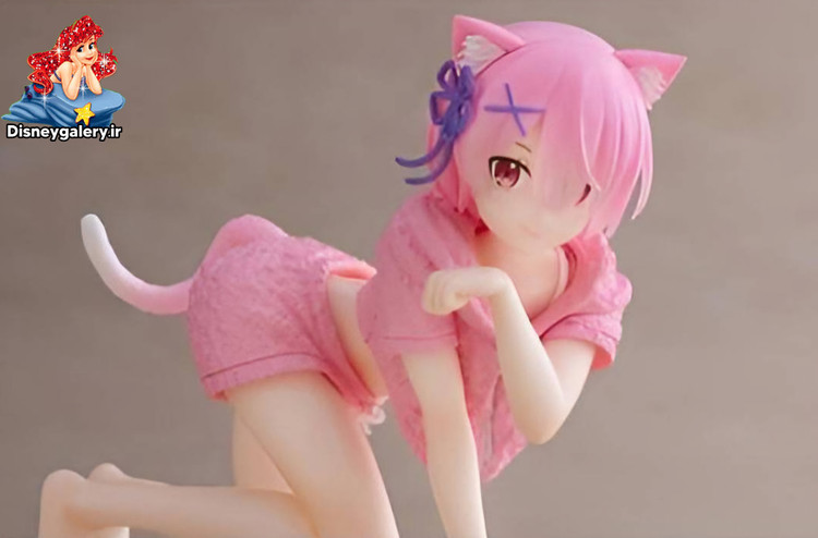 اکشن فیگور انیمهای مدل ی زیرو گربهای سیلیکونی ارتفاع ۱۲ عرض ۱۳