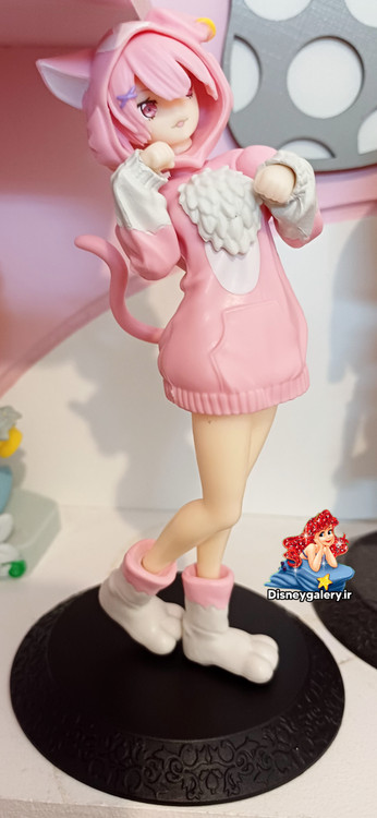 اکشن فیگور انیمه ریزی رو مدل ساتلاگربهای برندqposket پایهدار ۱۵ سانتی متری