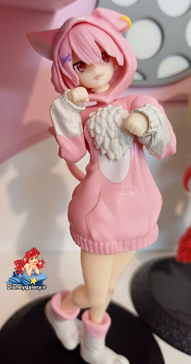 فیگور انیمهایsatella re zero qposket کلکسیونی سیلیکونی ۱۵ سانتیمتری دارای پایه