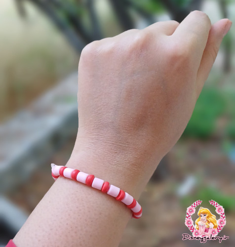 دستبند دست ساز مهرهای دخترانه و پسرانه مدل پرسپولیسی کشی فری سایز