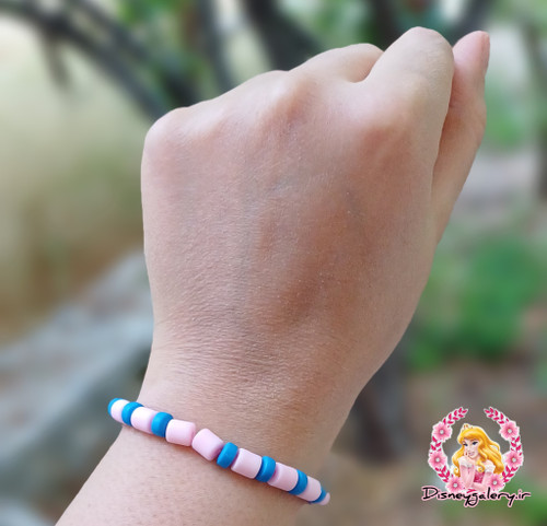 دستبند مهرهای بدلی دخترونه و پسرونه کشی فری سایز طرح استقلال