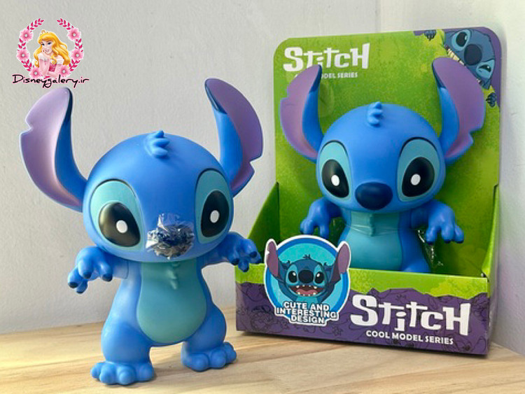 اکشن فیگور دیزنی مدل استیچ ارتفاع ۲۰ سانت جعبهدار دستها و گوش قابل حرکت و مفصلی میباشد مناسب برای تکمیل کلکسیون و بازی کودک و نوجوان