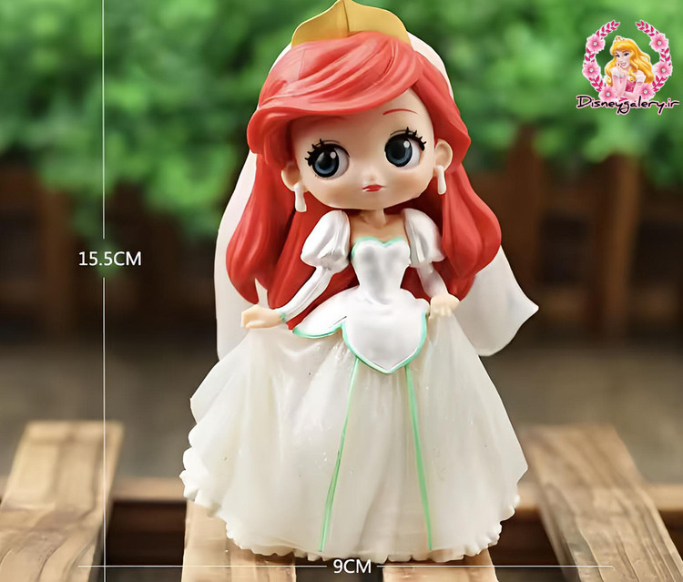 اکشن فیگور دیزنی مدل پری دریایی عروسariel برند کیو پاسکتqposketقد۱۵سانت جنس سیلیکونی قابل شست و شو و فاقد حساسیت مناسب برای تکمیل کلکسیون و انواع دکوری بهترین گیفت تولد برای عاشقان رنسسهای دیزنی دارای پایه