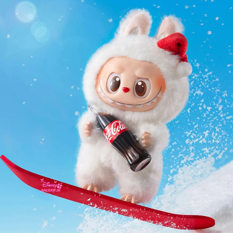خرید آنلاین عروسک لبو بو اورجینال مدل کوکاکولا برند پاپمارت دارای جاکلیدی و آویز