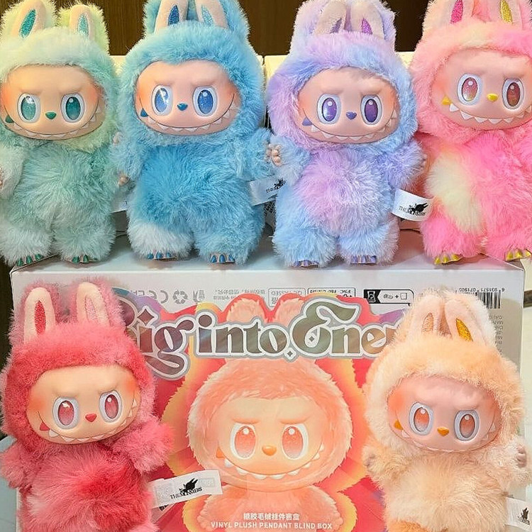 لبوبو سری انرژی مفصلی سوپرایزی جعبه دار برند پارت مارت popmartساخت چین وارداتی دارای هک پاپ مارت