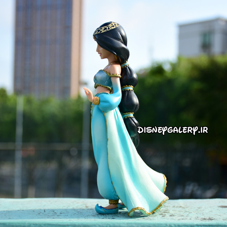 فیگور اورجینال دیزنی طرح جاسمین علاالدین قد ۲۰ سانت سایز بزرگ توپر و مقاوم مناسب برای تکمیل کلکسیون و انواع دکوری مناسب برای تمامی سنین تزیین کیک تولد