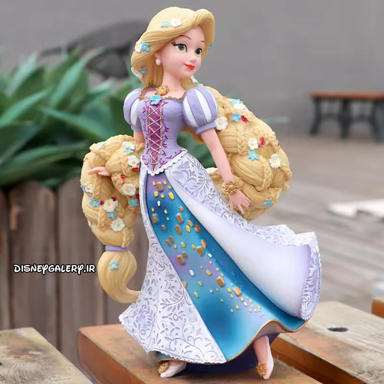 خرید و قیمت مجسمه گیسو کمند راپونزل سایز بزرگ قد ۲۰ سانت جنس پیویسی بسیار با جزئیات و با کیفیت
