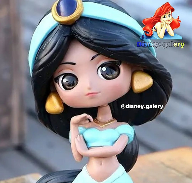اکشن فیگور دیزنی طرح پرنسس جاسمین برند کوپاسکت قد ۱۶ سانت جنس پیویسی و سیلیکون فشرده درجه یک و با کیفیت قابل شستشو و فاقد حساسیت مناسب کادو تولد تزیین کیک کمیل کلکسیون و دکوری بهترین هدیه برای عاشقان پرنسسهای دیزنی