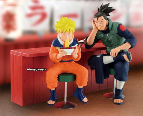 خرید و قیمت فیگور انیمهای مدل انیمه ناروتو و شیکا مارو بامیز در حال نودل خوردن ارتفاع ۱۳ سانتیمتر جنس پیویسی