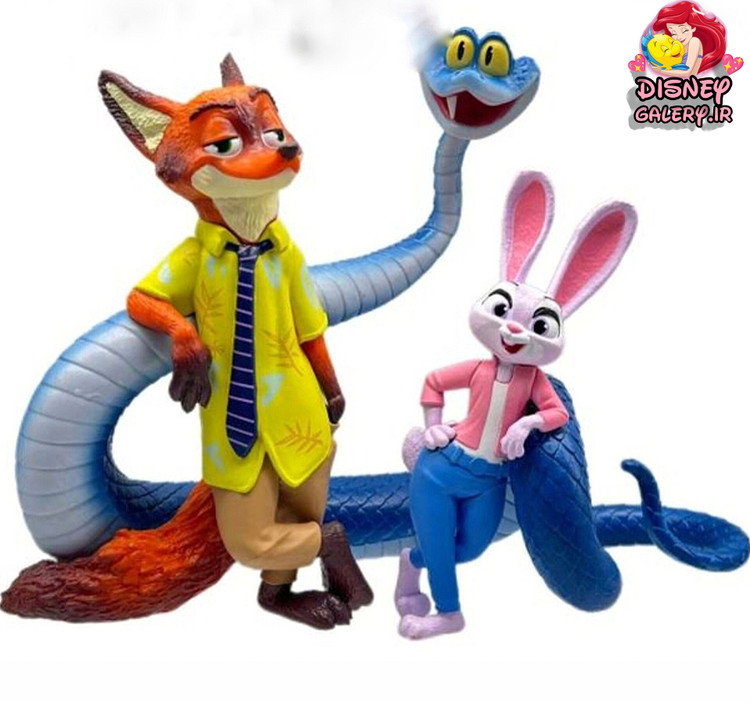 اکشن فیگور زوتوپیا سریzootopua 2 با مار ارتفاع ۲۰ سانتیمتر جنسpvc توپر و مقاوم خشک و شکننده نیست قابل شستشوی و فاقد حساسیت مناسب برای تکمیل کلکسیون و انواع دکوری تزیین کیک تولد بهترین هدیه برای عاشقان دنیای انیمیشنهای دیزنی مناسب بازی کودک و نوجوان