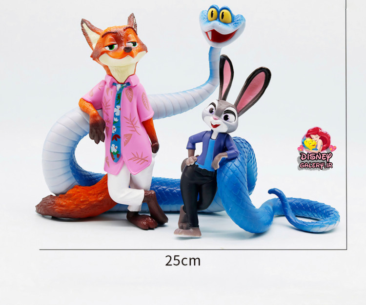 خریداکشن فیگورzootopiaزوتوپیا مدل انیمیشن زوتوپیادو ارتفاع ۱۹ سانتی متر وارداتی توپر خشک و شکننده نیست قابل شستشو و فاقد حساسیت مناسب برای تکمیل کلکسیون و انواع دکوری تزیین کیک تولد و انواع تمها بهترین هدیه برای عاشقان انیمیشنهای دیزنی